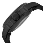 Limited Edition Automatic Chronograph // Black Dial Black Rubber