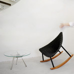 Aviva Chair // Synthetic (Burgundy)