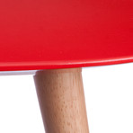 Small Egg Table (Red)