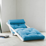 Fresh Futon // Figo (Natural, White Frame)