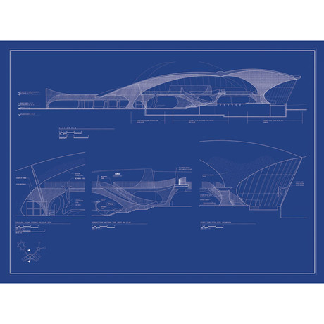 Eero Saarinen // TWA Interior Elevations