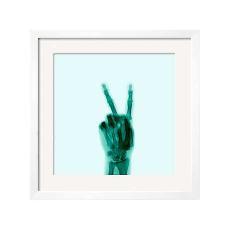 X-Ray of Peace Sign (SOHO White)