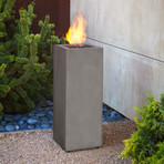 Baltic Propane Fire Column (Glacier Grey)