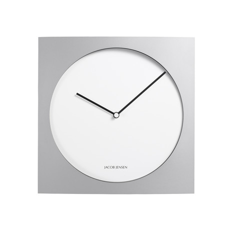 Wall Clock Series // White + Aluminum