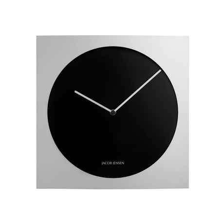 Wall Clock Series // Black + Aluminum