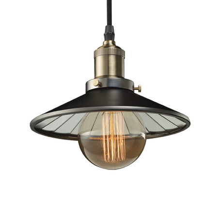 Nostalgic Pendant + Mirrored Shade + Nostalgic Victor Bulb