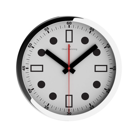 Chrome Wall Clock // W303S44W