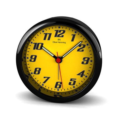 Desire Alarm Clock // 8cm Acrylic Yellow Face