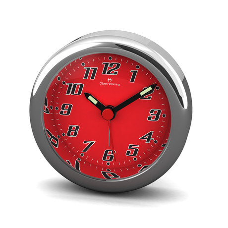 Desire Alarm Clock // Red Face (6cm Diameter)
