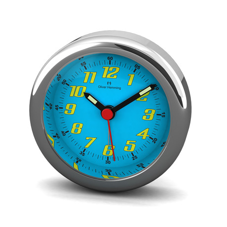 Desire Alarm Clock // Blue Face (6cm Diameter)