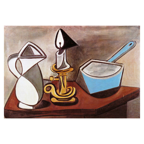 Pitcher Candle and Casserole by Picasso (Small: 27"x19" (1.5" Deep))
