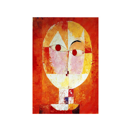 Senecio by Paul Klee (Small: 19"x27" (1.5" Deep))