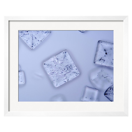 Salt Crystals, LM X25 (White Wood Soho Frame)
