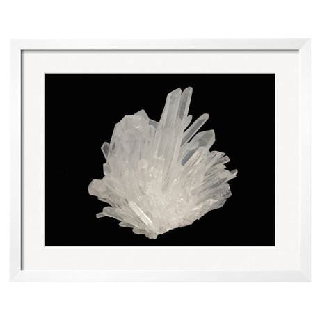 Quartz Crystals (White Wood Soho Frame)