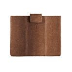 iPad Flap Salmon Leather // Cognac (iPad)