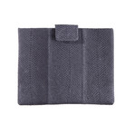 iPad Flap Salmon Leather // Platin (iPad)