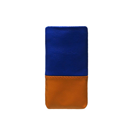 iPhone Case Mark- Limited Edition No. 2 // Blue + Mandarin (iPhone 4/4S)