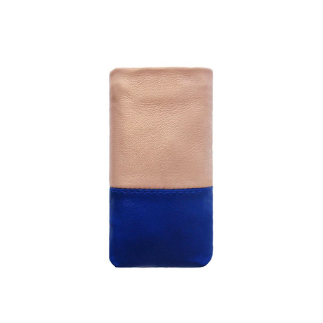 iPhone Case Mark- Limited Edition No. 2 // Nude + Blue (iPhone 4/4S)