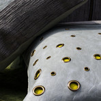 STUD (Cream, Grey Studs)