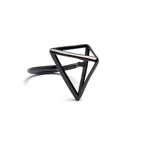 3D Triangle Ring  (Size: 5)