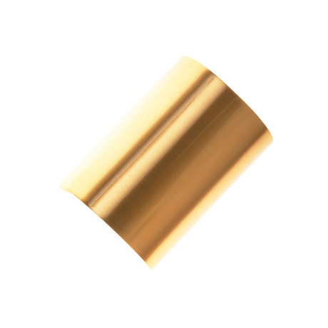 Plain Cuff // Tall // Brushed Gold
