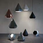 Diamond Lamp // Dark Chrome