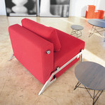 Cubed Sleek Chair (Lavish Red)