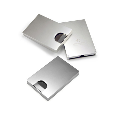 Aluminium Card Case // Silver
