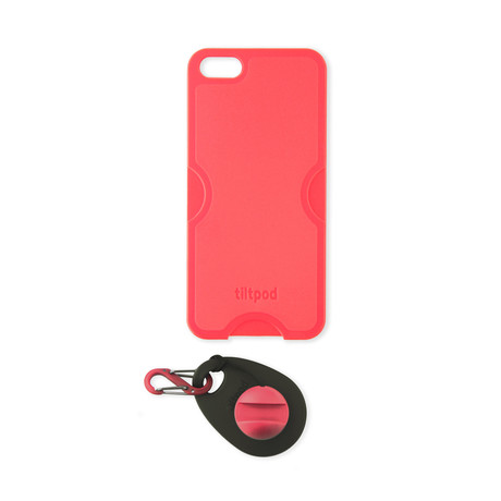 Tiltpod Mobile + Case For iPhone 5 // Rubine