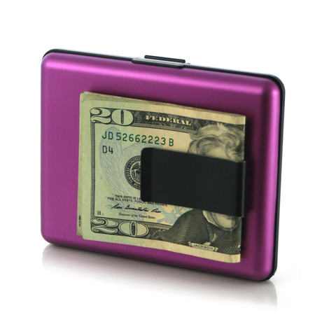 Ogon Original Bill + Money Clip // Purple