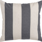 Pillow Kit // Gray, Ivory (18" x 2"W x 18"H, Down Fill)