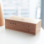 Wood Alarm Clock LED // Oak