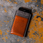 Wool & Leather Case // iPhone 4/4S (Black)