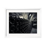 France, Pommery Champagne Winery, Champagne Cellars (SOHO Black Wood Frame)