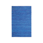 Sari Silk Rug // Blue (4'L x 6'H)