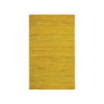 Sari Silk Rug // Yellow (4'L x 6'H)