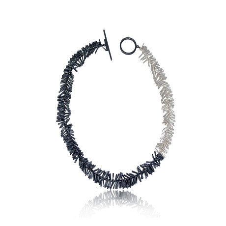 Tickle II Necklace (Black, White)