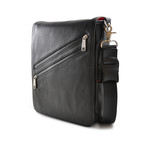 PLATFORMA Leather Messenger Bag for iPad // White Cover