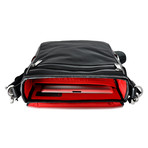 PLATFORMA Leather Messenger Bag for iPad // White Cover