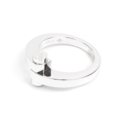 Cartier 18k White Gold Entrelaces Ring // Size 10