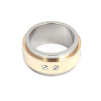 Cartier Men's Love Ring in 18k Yellow Gold + Steel // Size 10