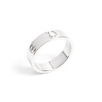 Cartier 18k White Gold Mini Love Ring // Size 6 (Size 6)