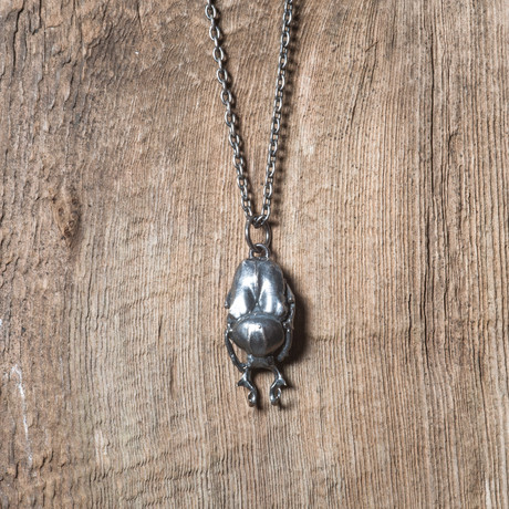 Baal Pendant + Chain (16" Sterling Silver Chain)