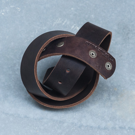 Leather Belt // Brown (34")