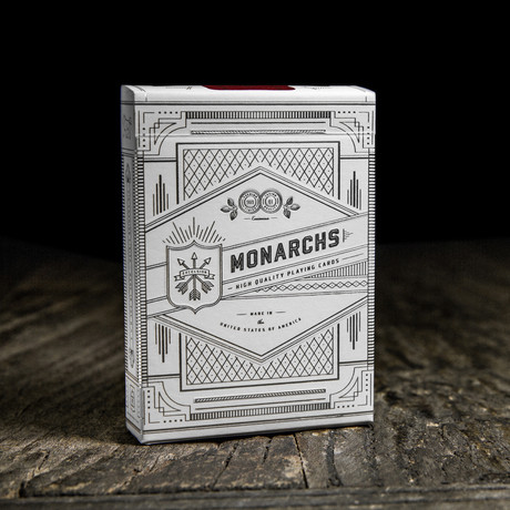 Monarch Playing Cards // Silver