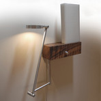 Cubo LED Sconce/Reading Light (Corded // Left)