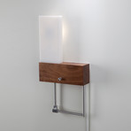 Cubo LED Sconce/Reading Light (Corded // Left)