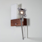 Cubo LED Sconce/Reading Light (Corded // Left)