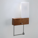 Cubo LED Sconce/Reading Light (Corded // Left)