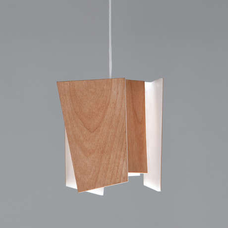 Levis LED Pendant (Beech)